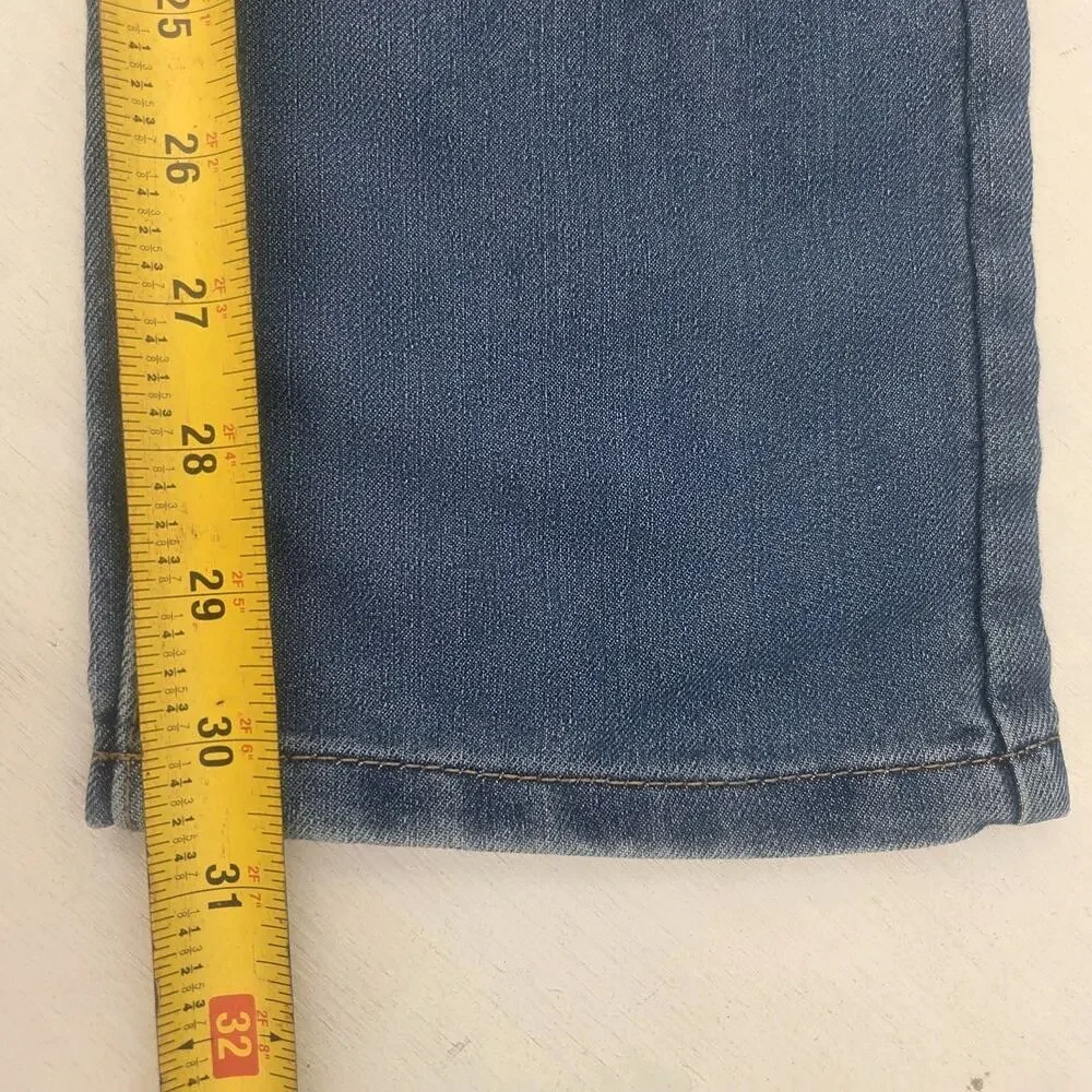 Levi's 511 Dark Blue Wash Jeans Size 29 x 31 18 REG Slim Fit Adjustable Waist